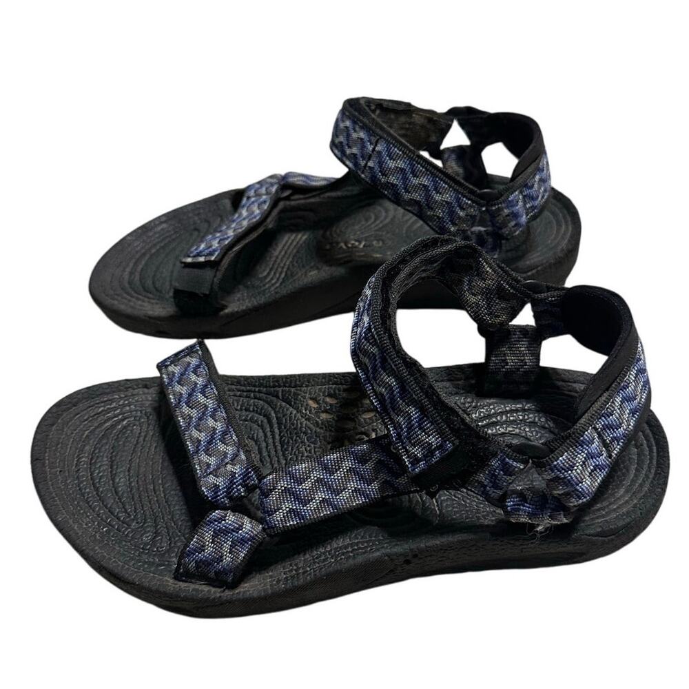 Teva Sandals Women's Size 7 Blue Nylon Hiking Shoes Waterproof Adjustable